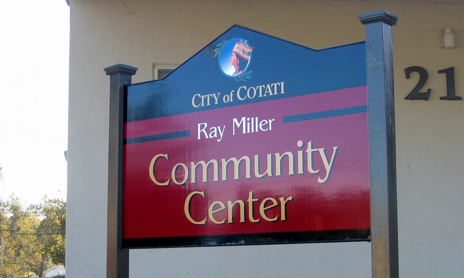 City of Cotati – Ray Miller Community Center by Sign Dynamics