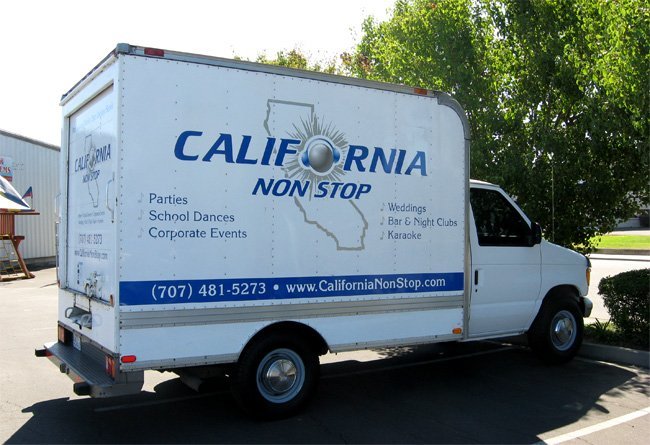 California Nonstop Vehicle Graphics by Sign Dynamics