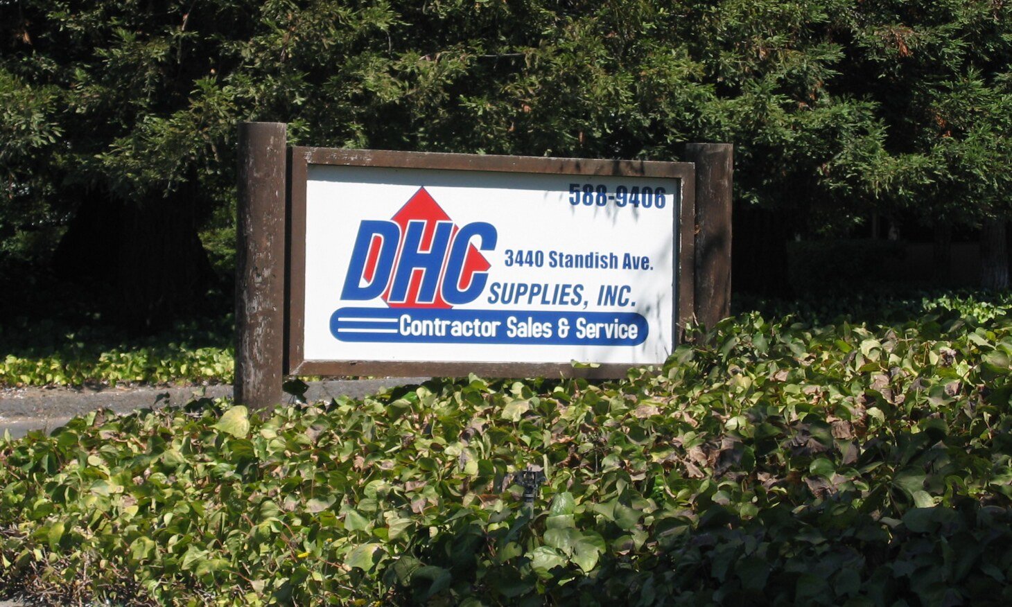 DHC Outdoor Wood Sign by Sign Dynamics
