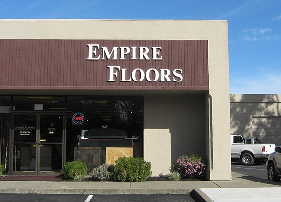 Empire Floors Dimensional Letters by Sign Dynamics