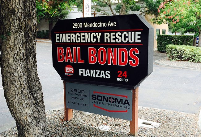 Emergency Rescue Bail Bonds Lightbox by Sign Dynamics