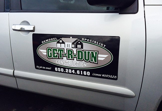 Get It Done Vehicle Magnet by Sign Dynamics