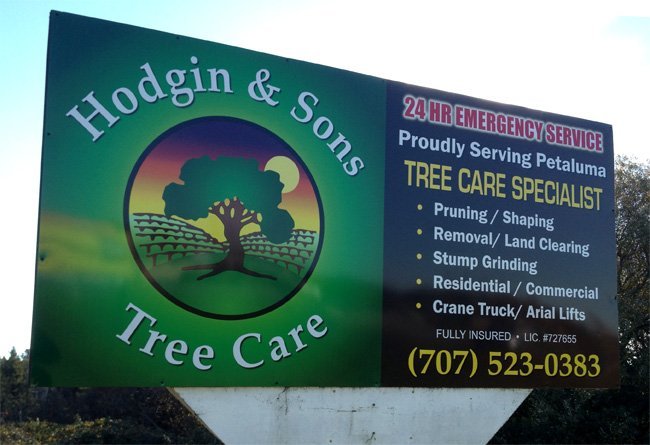 Hodgin & Sons Printed Sign by Sign Dynamics