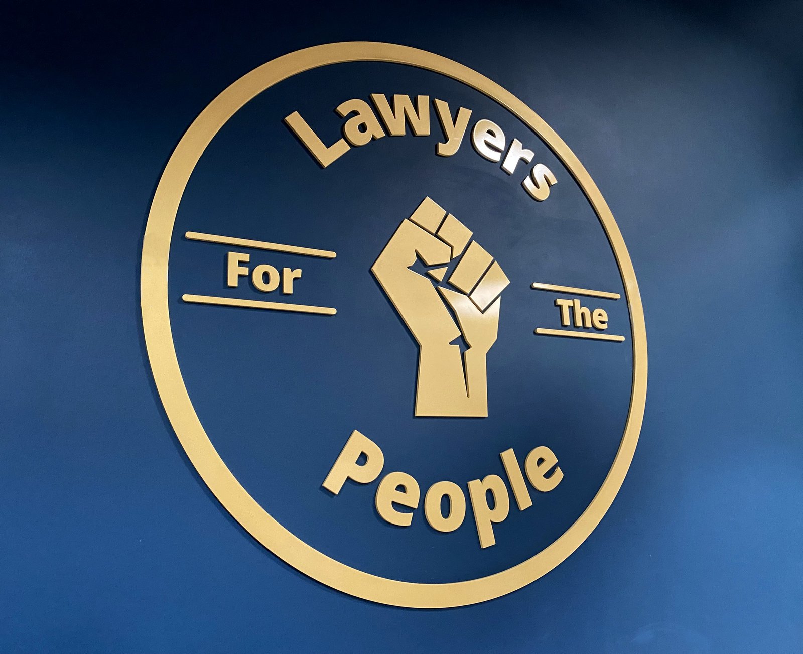 Lawyers for the People Lobby Letters by Sign Dynamics