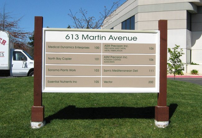 Martin Avenue Tenant Sign by Sign Dynamics