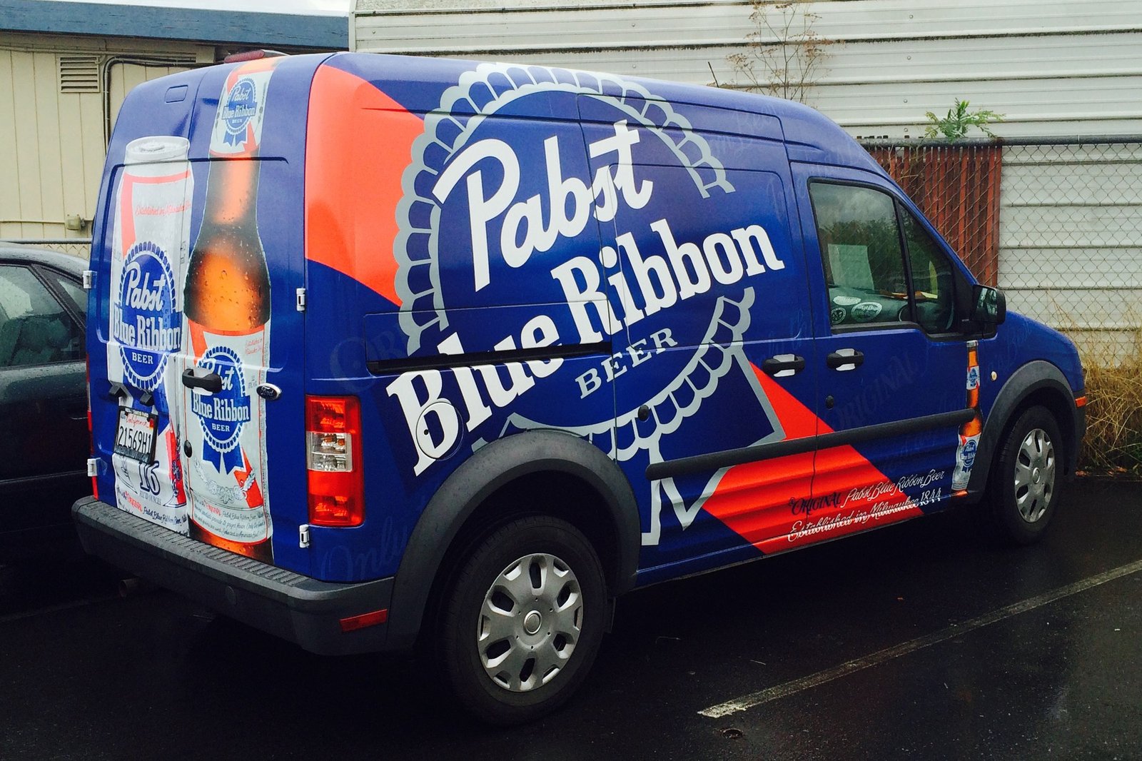 Pabst Blue Ribbon Delivery Van by Sign Dynamics