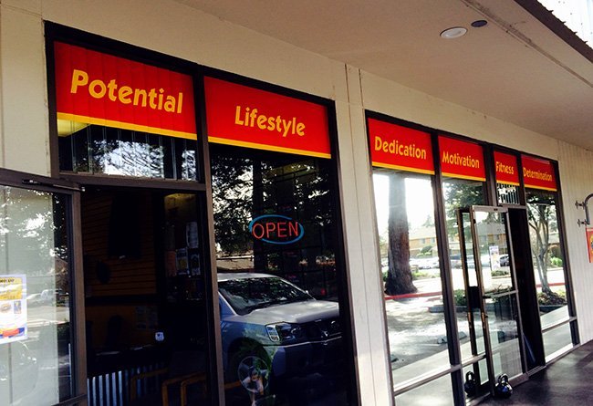 PowerFit Window Graphics by Sign Dynamics