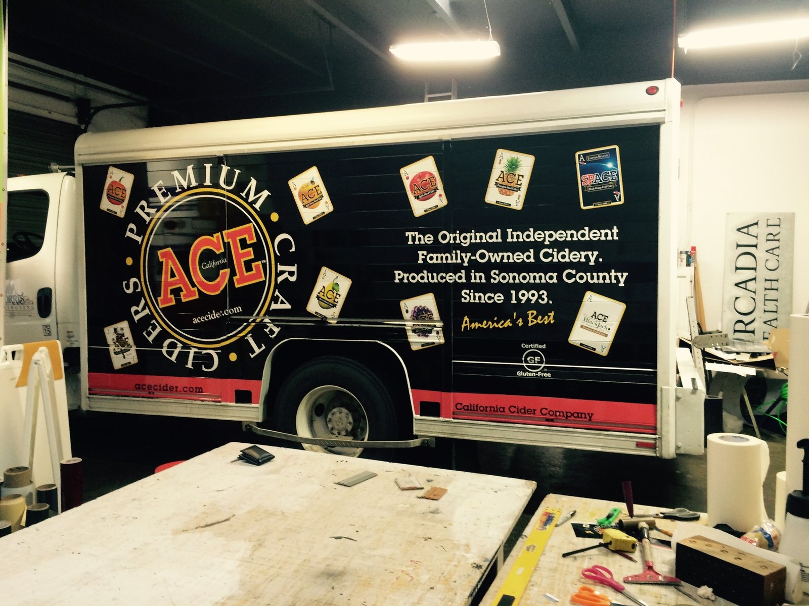 Ace Cider Truck Wrap by Sign Dynamics