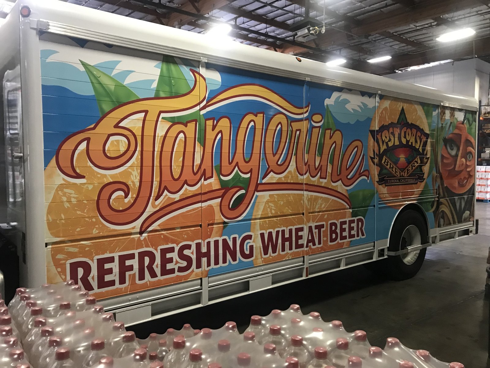 Lost Coast Tangerine Truck Wrap by Sign Dynamics