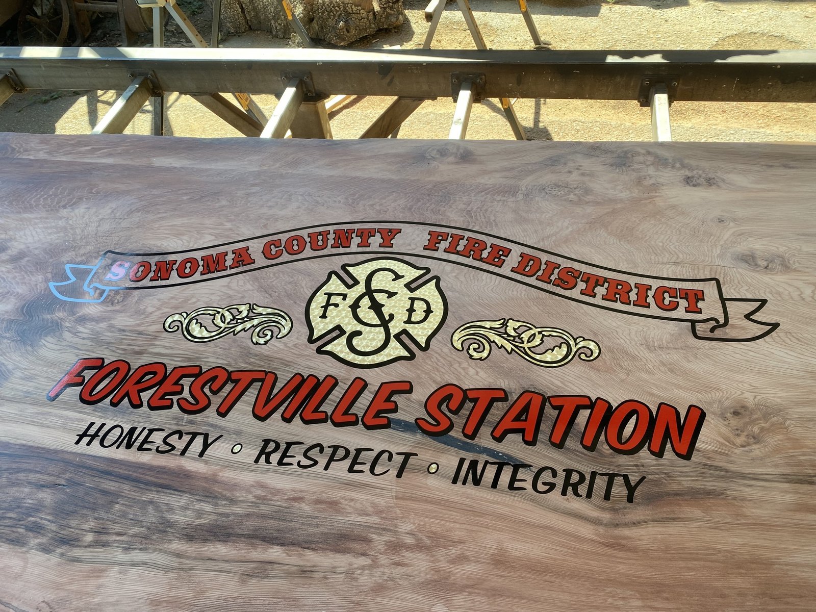 Forestville Fire District Printed Sign by Sign Dynamics