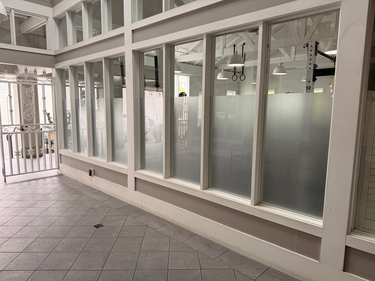 Frosted Privacy Window Film by Sign Dynamics
