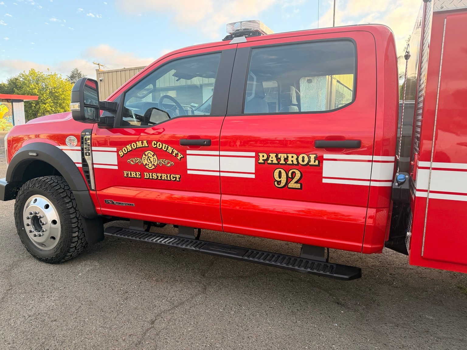 Sonoma County Fire District Truck by Sign Dynamics