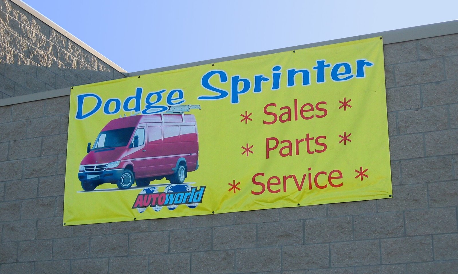 Autoworld Banner by Sign Dynamics