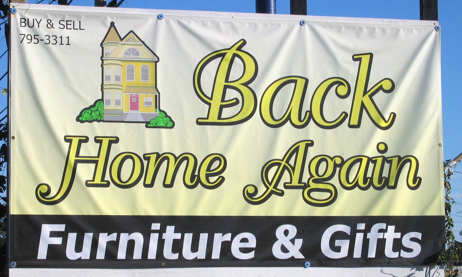 Back Home Again Banner by Sign Dynamics